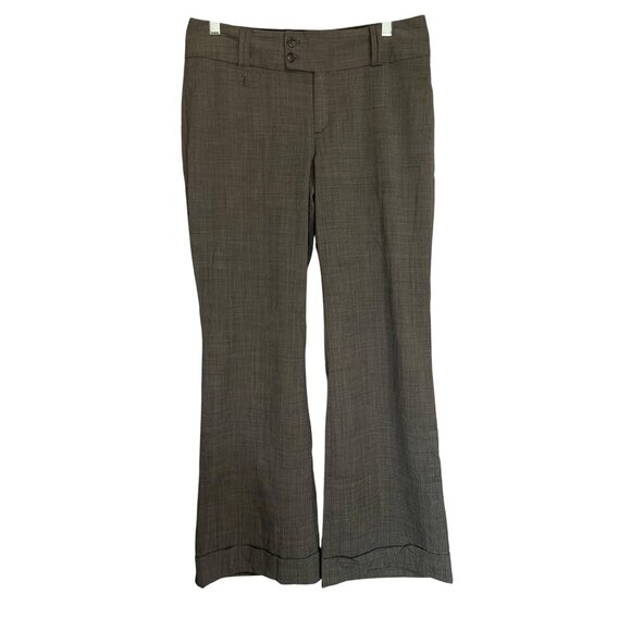 Banana Republic Gray Jackson Fit Stretch Wool Blend Pants Womens Size 8 - Picture 1 of 8